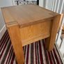 Pair of Large Oak Bedside Tables with 2 Drawers Image 4