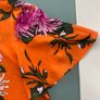 Flowery orange blouse from warehouse Image 3