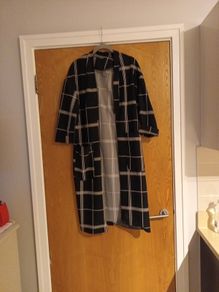 Primark  Edge To Edge Closing Lightweight Coat/ Long Jacket.  S. 12  New.