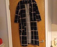 Primark  Edge To Edge Closing Lightweight Coat/ Long Jacket.  S. 12  New.