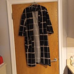 Primark  Edge To Edge Closing Lightweight Coat/ Long Jacket.  S. 12  New.