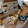 New Stainless Steel Door Handle Set with Euro Cylinder & Lock ECO Schulte Image 3