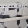 HELMUT LANG monochrome side ties tee Sz S (Fit 8-10UK) - Rrp 225 (New) Image 6