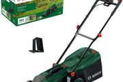 Cordless Lawn Mower ROTAK18V-34 (Cutting Width: 34 cm, Height of Cut: 25-65 mm, 35 l Fabric Grass Bag, Mulch plug, without Battery