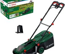 Cordless Lawn Mower ROTAK18V-34 (Cutting Width: 34 cm, Height of Cut: 25-65 mm, 35 l Fabric Grass Bag, Mulch plug, without Battery
