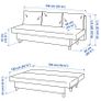 3-Seater Sofa Bed with Storage Image 5