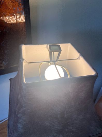 Mirrored Table Lamp
