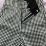 Stradivarius black and white gingham trousers Image 7