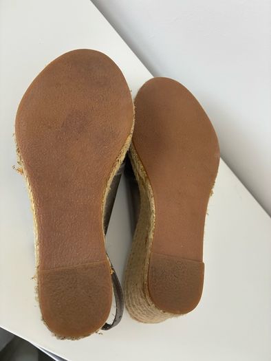 Monsoon Metallic Wedge, size 39