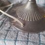 vintage pair of silver plate lamps Image 5