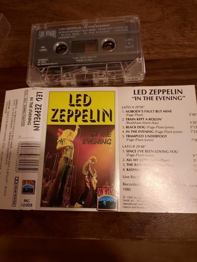 LED ZEPPELIN - In The Evening Cassette 1992