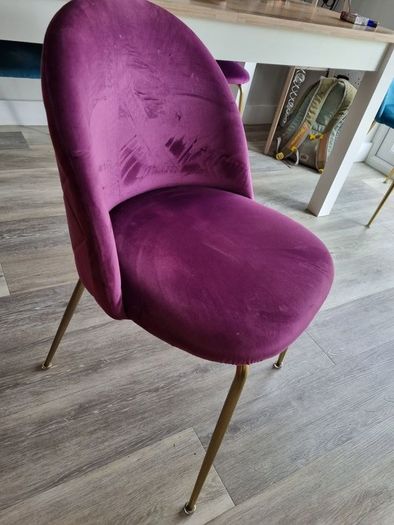 Purple Velvet Dining Chairs