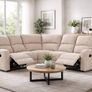 New Grey or Beige Fabric Corners Recliners Image 2