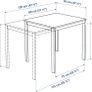 Ikea Vangstad extendable table Image 3