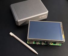 Raspberry PI 4 Model B + 3.5'' display touch + metal case + HDMI cable