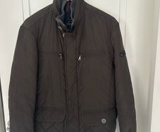 mens khaki green quilted jacket from brands stones