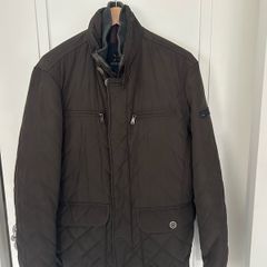 mens khaki green quilted jacket from brands stones