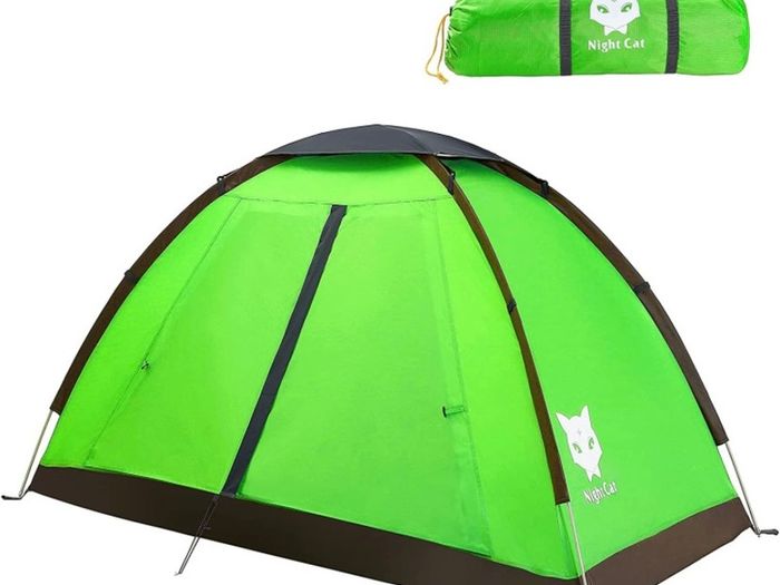Camping Tent for 1 2 Person Man Waterproof Backpacking Tents Easy Setup Lightweight for Hiking Backyard MULTIPLE COLOURS AVAILABLE, SEE PHOTOS (FREE POSTAGE)