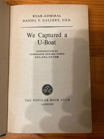 War book:'We Captured a U-Boat'