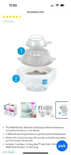 MAM 6-in-1 Steriliser