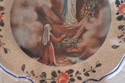 Our Lady Of Lourdes  Plate Wall  Plaque