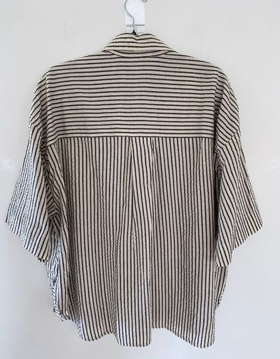 French Connection Monochrome Striped Relaxed Shirt