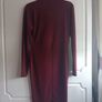 ASOS Burgundy Dress with Tie-neck. Image 4
