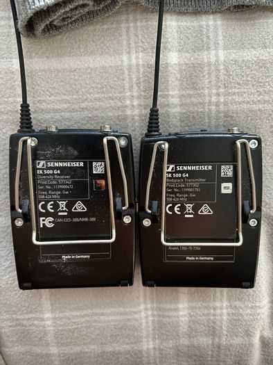 Sennheiser EW G4 Wireless Microphone Set