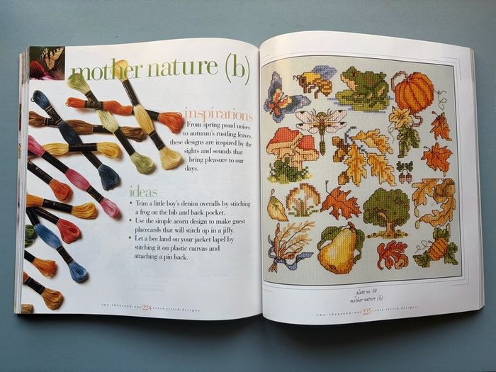 Vintage Better Homes and Gardens 2001 Cross Stitch Designs Reference Craft Book
