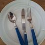 2 sets of plates + cutlery Image 2