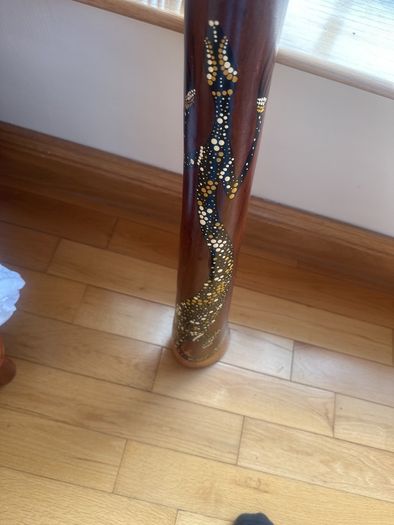 Hardwood Didgeridoo | Hand-Painted Goanna Artwork | Excellent Condition