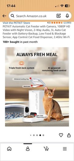 PETKIT Yumcare Solo Automatic Cat Feeder
