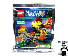 LEGO Nexo Knights Aaron Minifigure Foil Pack Polybag Limited Edition Brand New Sealed