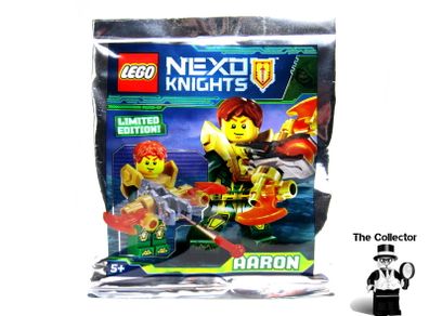 LEGO Nexo Knights Aaron Minifigure Foil Pack Polybag Limited Edition Brand New Sealed