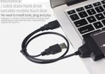USB 2.0 to SATA Converter Adapter Cable For 2.5