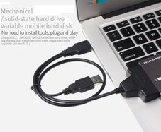 USB 2.0 to SATA Converter Adapter Cable For 2.5" SATA HDD/SSD drives with Flash LED Indicators (Brand New/Warranty)