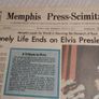 Newspaper   Original Memphis  Press Image 2