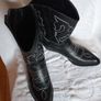 Ladies Cowboy Boots Size 6 Image 3