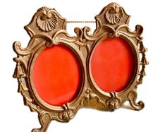 Vintage Brass Double Frame