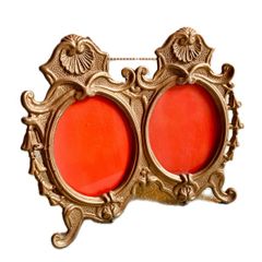 Vintage Brass Double Frame