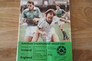 Ireland V England European Championship 1978 Football programme