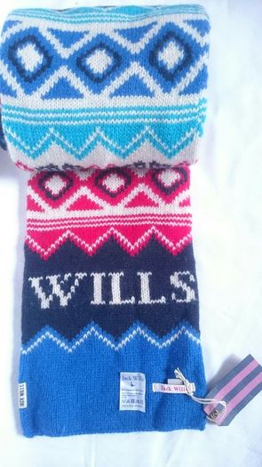 NEW: Jack Wills 80% Lambswool Scarf - Brand New with Tags