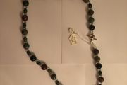 Agate &amp; Clear quartz necklace