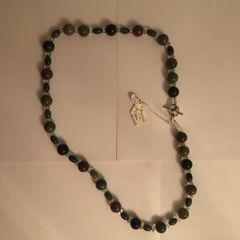 Agate & Clear quartz necklace