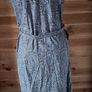 MIDI dress sleeveless navy white pattern Mountain Warehouse New 38/10 Image 5