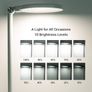 Desk Lamp, 64 pcs LEDs Eye-Caring Table Lamps, 10 Brightness Levels with 5 Lighting Modes LED Desk Light Image 3