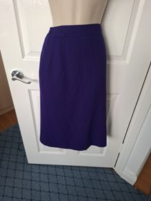 Ara Purple  Wool Mix Skirt Size 16
