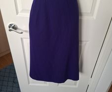Ara Purple  Wool Mix Skirt Size 16