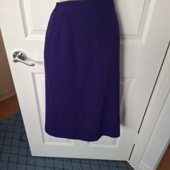 Ara Purple  Wool Mix Skirt Size 16