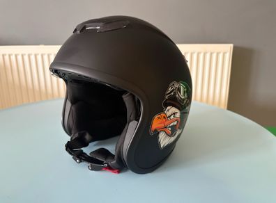 Open helmet